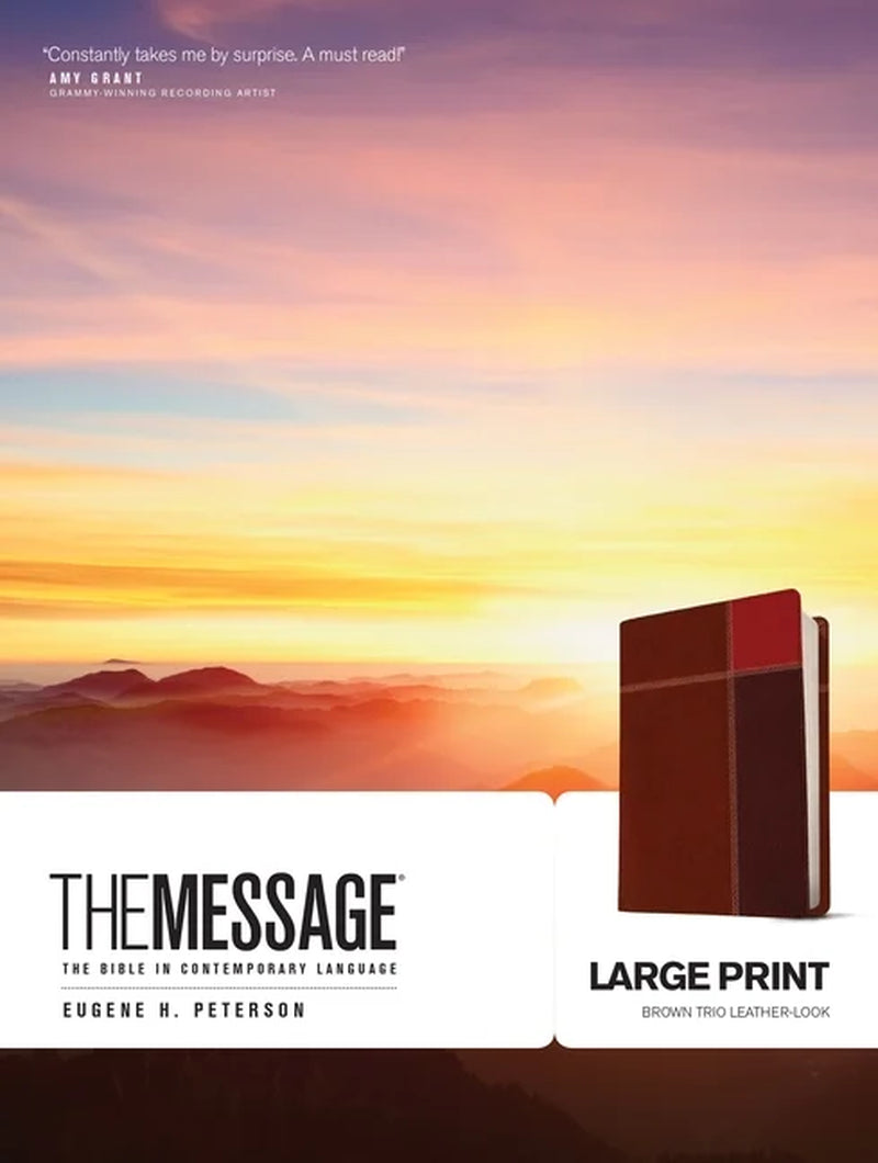 The Message: The Bible in Contemporary Language (Large Print)