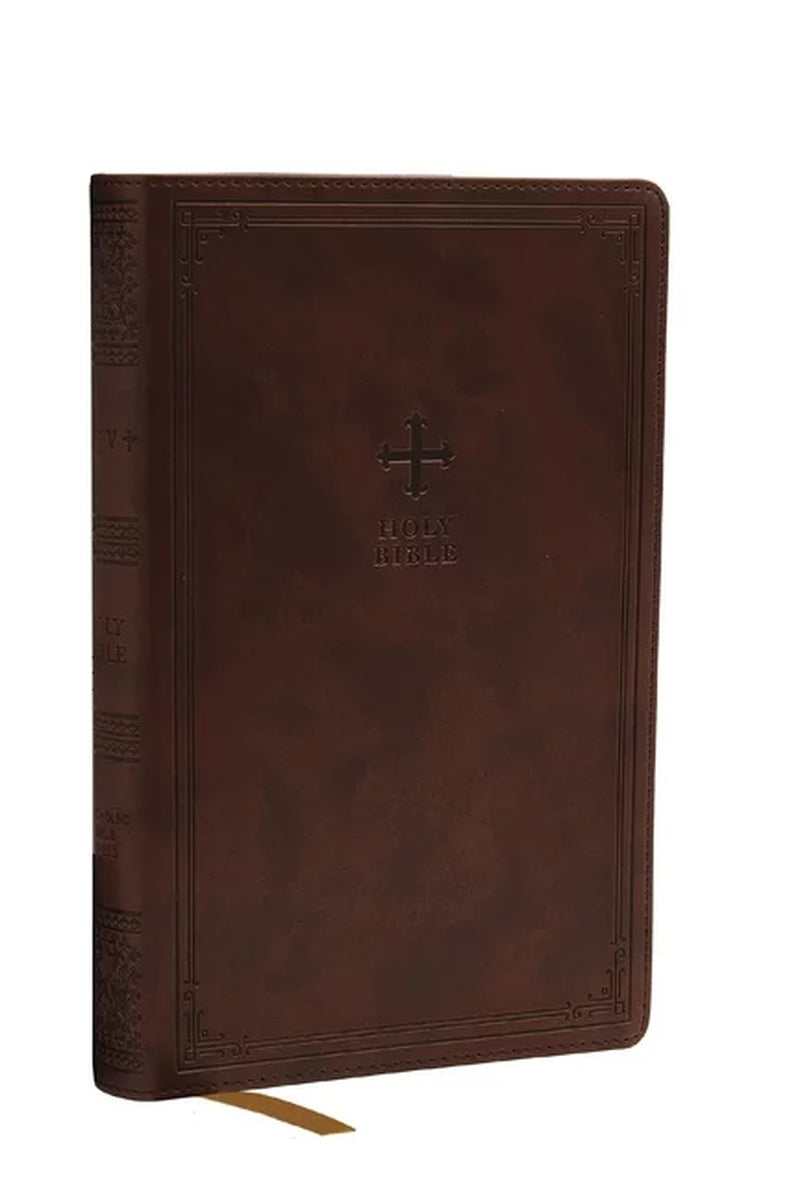 Nrsv, Catholic Bible, Gift Edition, Leathersoft, Brown, Comfort Print: Holy Bible, (Hardcover)